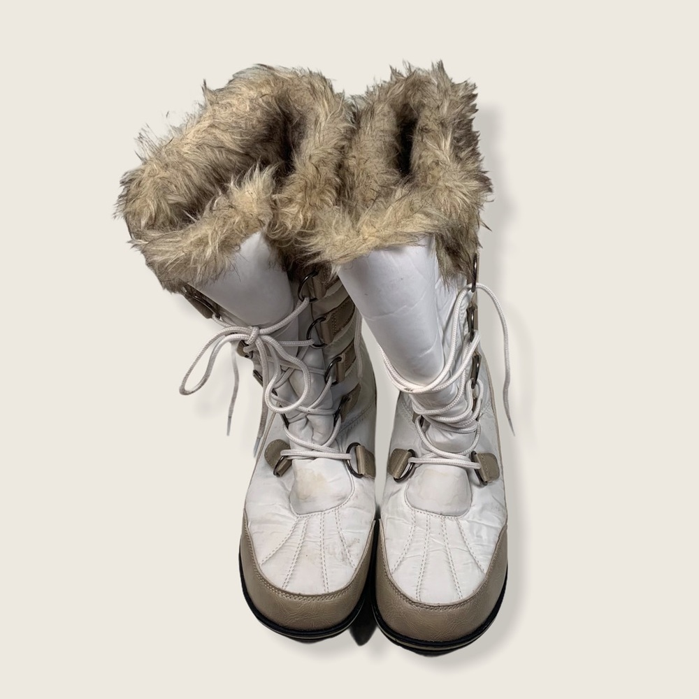 Athletech- faux fur trimmed snow boots